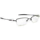 Oakley Eyeglasses OX3143-0153 Drill Bit 0.5 Polished Black Half Rim Metal Frame 53[]18 136