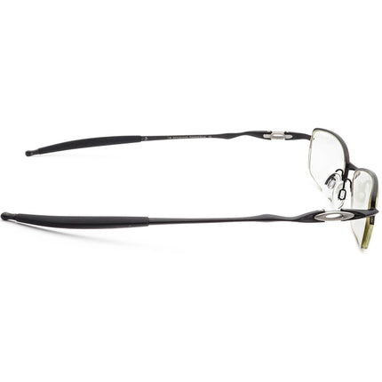 Oakley Eyeglasses OX3143-0153 Drill Bit 0.5 Polished Black Half Rim Metal Frame 53[]18 136