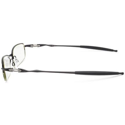 Oakley Eyeglasses OX3143-0153 Drill Bit 0.5 Polished Black Half Rim Metal Frame 53[]18 136