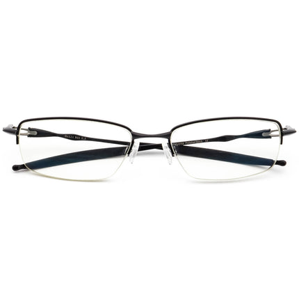 Oakley Eyeglasses OX3143-0153 Drill Bit 0.5 Polished Black Half Rim Metal Frame 53[]18 136