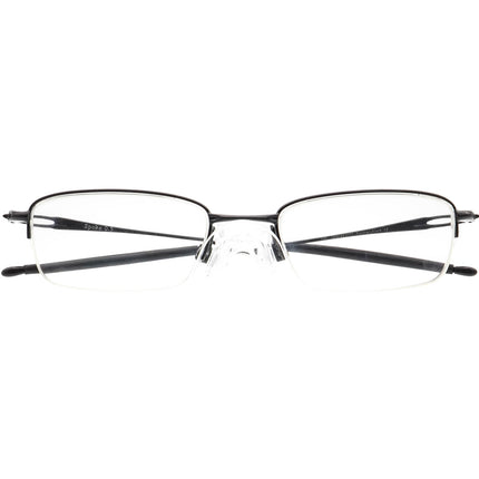 Oakley Men's Eyeglasses OX3144-0151 Spoke 0.5 Polished Black Half Rim Metal Frame 51[]19 140