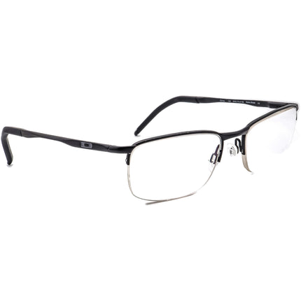 Oakley Men's Eyeglasses OX3174-0153 Barrelhouse 0.5 Matte Black Half Rim Metal Frame 53[]18 139