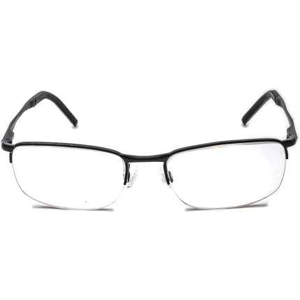 Oakley Men's Eyeglasses OX3174-0153 Barrelhouse 0.5 Matte Black Half Rim Metal Frame 53[]18 139