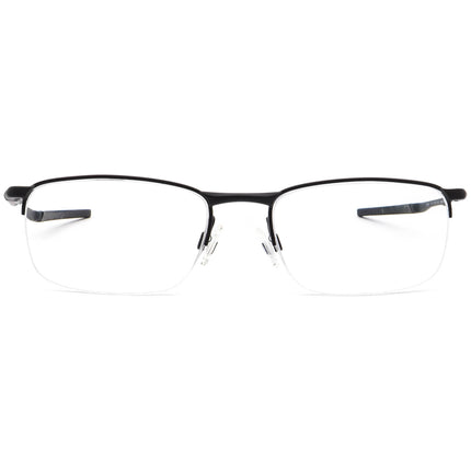 Oakley Men's Eyeglasses OX3174-0153 Barrelhouse 0.5 Matte Black Half Rim Metal Frame 53[]18 139