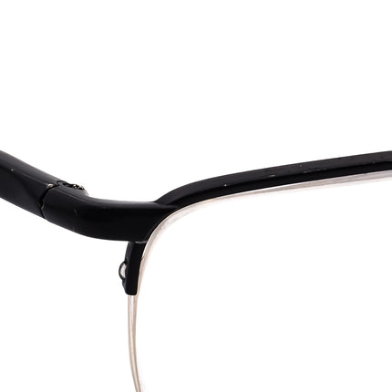 Oakley Men's Eyeglasses OX3174-0153 Barrelhouse 0.5 Matte Black Half Rim Metal Frame 53[]18 139