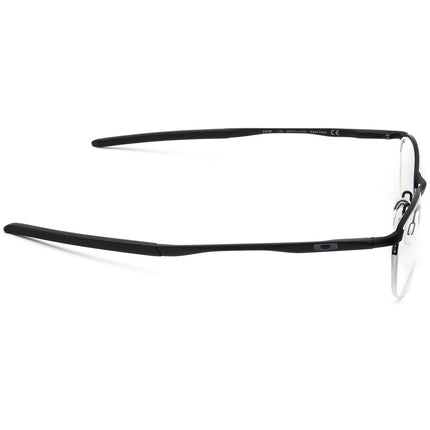 Oakley Men's Eyeglasses OX3174-0153 Barrelhouse 0.5 Matte Black Half Rim Metal Frame 53[]18 139