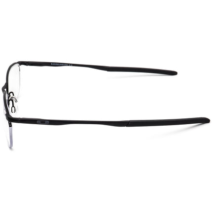 Oakley Men's Eyeglasses OX3174-0153 Barrelhouse 0.5 Matte Black Half Rim Metal Frame 53[]18 139