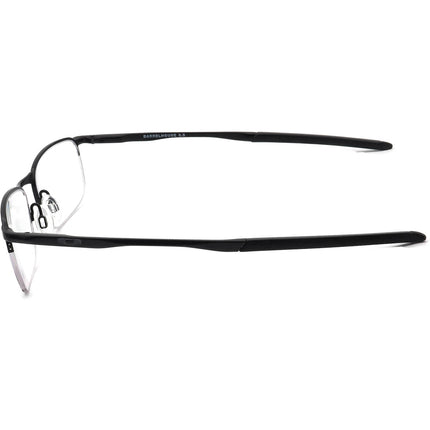 Oakley Eyeglasses OX3174-0153 Barrelhouse 0.5 Matte Black Half Rim Metal Frame 53[]18 139
