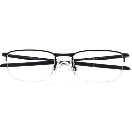 Oakley Eyeglasses OX3174-0153 Barrelhouse 0.5 Matte Black Half Rim Metal Frame 53[]18 139