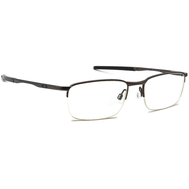 Oakley Eyeglasses OX3174-0253 Barrelhouse 0.5 Pewter Half Rim Metal Frame 53[]18 139