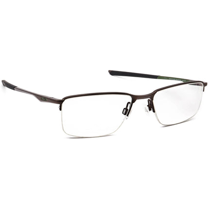 Oakley Men's Eyeglasses OX3218-0254 Socket 5.5 Satin Pewter Half Rim Metal Frame 54[]18 136