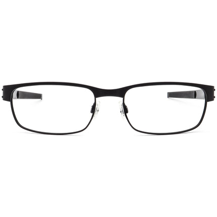 Oakley Men's Eyeglasses OX5038-0555 Metal Plate Matte Black Rectangular Metal Frame 55[]18 140