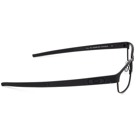 Oakley Men's Eyeglasses OX5038-0555 Metal Plate Matte Black Rectangular Metal Frame 55[]18 140