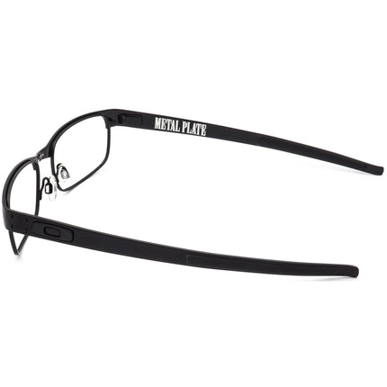 Oakley Men's Eyeglasses OX5038-0555 Metal Plate Matte Black Rectangular Metal Frame 55[]18 140