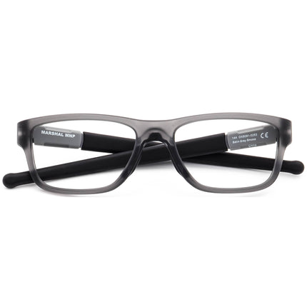 Oakley Men's Eyeglasses OX8091-0253 Marshal MNP Satin Grey Smoke Square Frame 53[]17 144