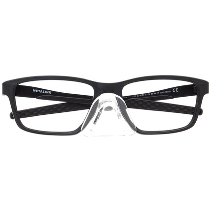 Oakley Men's Eyeglasses OX8153-0155 Metalink Satin Black Square Frame 55[]17 136
