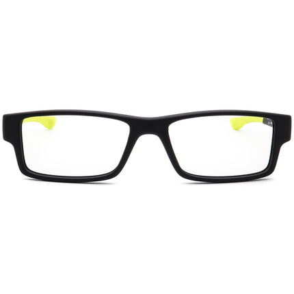 Oakley Small Eyeglasses OY8003-0550 Airdrop XS Matte Black/Neon Green Rectangular Frame 50[]15 126