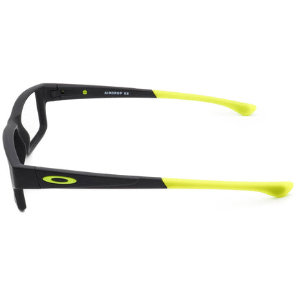 Oakley Small Eyeglasses OY8003-0550 Airdrop XS Matte Black/Neon Green Rectangular Frame 50[]15 126