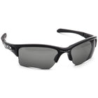 Oakley Men's Rx Sunglasses FRAME ONLY Quarter Jacket Black Wrap 61 mm