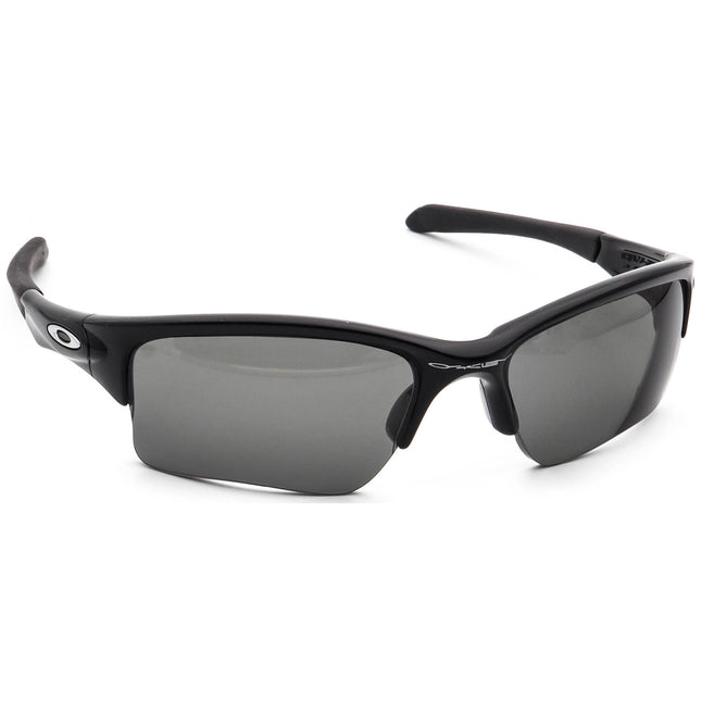 Oakley Men's Rx Sunglasses FRAME ONLY Quarter Jacket Black Wrap 61 mm