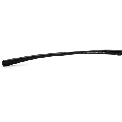Oakley Eyeglasses Rotor 4.0 Polished Black/Grey Rectangular Metal Frame 52[]18 135