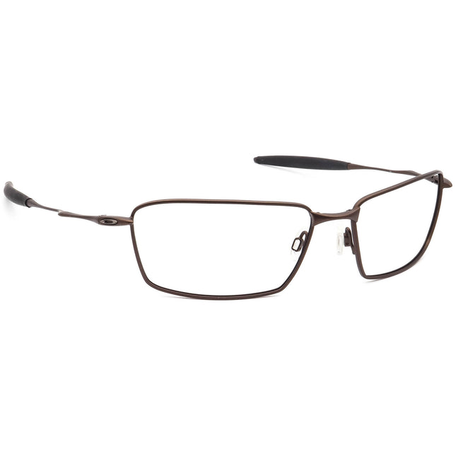 Oakley Men's Sunglasses Frame Only Square whisker Satin Brown Rectangular Metal 61 mm