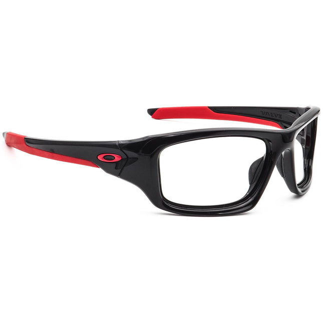 Oakley Men's Sunglasses Valve Glossy Black Wrap 60 mm