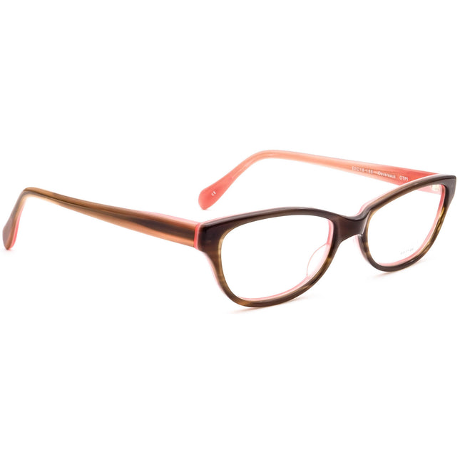 Oliver Peoples Women's Eyeglasses Devereaux OTPI Brown/Coral Frame Japan 50[]16 135