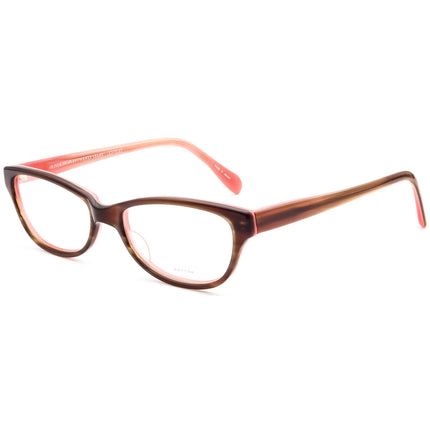 Oliver Peoples Women's Eyeglasses Devereaux OTPI Brown/Coral Frame Japan 50[]16 135