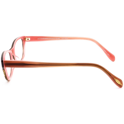 Oliver Peoples Women's Eyeglasses Devereaux OTPI Brown/Coral Frame Japan 50[]16 135