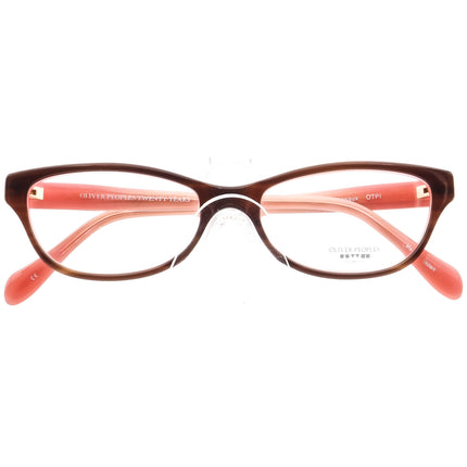 Oliver Peoples Women's Eyeglasses Devereaux OTPI Brown/Coral Frame Japan 50[]16 135