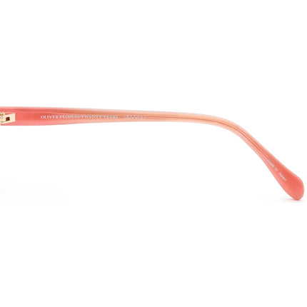 Oliver Peoples Women's Eyeglasses Devereaux OTPI Brown/Coral Frame Japan 50[]16 135