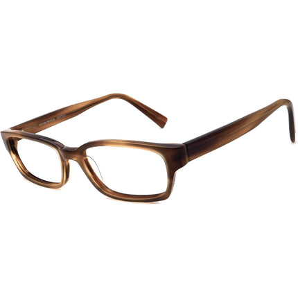 Oliver Peoples Eyeglasses Hoover SYC Striped Brown Rectangular Frame Japan 53[]17 145