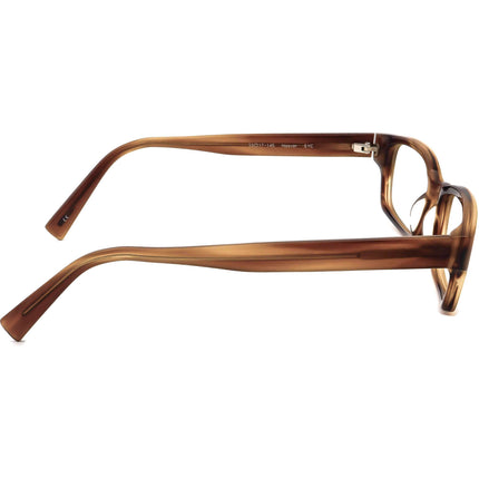 Oliver Peoples Eyeglasses Hoover SYC Striped Brown Rectangular Frame Japan 53[]17 145