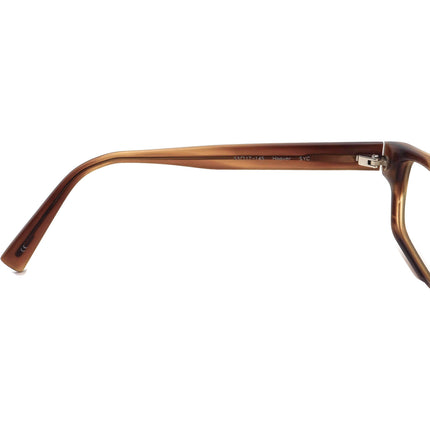 Oliver Peoples Eyeglasses Hoover SYC Striped Brown Rectangular Frame Japan 53[]17 145