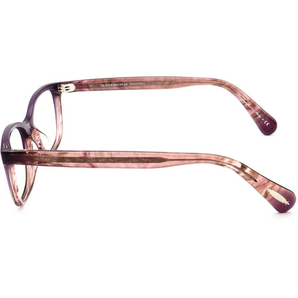 Oliver Peoples Women's Eyeglasses OV 5194 1418 Follies Hand Crafted Purple Gradient Rectangular Frame Italy 51[]16 140