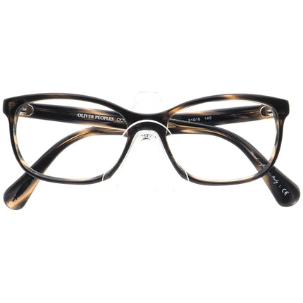 Oliver Peoples Women's Eyeglasses OV 5194 1611 Follies Hand Crafted Dark Tortoise Rectangular Frame Italy 51[]16 140