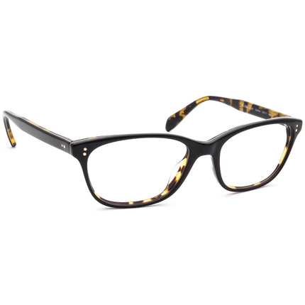 Oliver Peoples Women's Eyeglasses OV 5224 1309 Ashton Gloss Black on Tortoise B-Shape Frame Italy 52[]17 140 Handmade