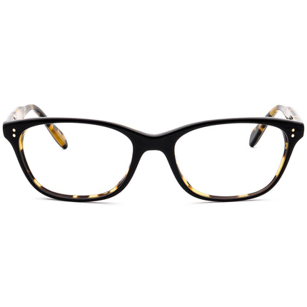 Oliver Peoples Women's Eyeglasses OV 5224 1309 Ashton Gloss Black on Tortoise B-Shape Frame Italy 52[]17 140 Handmade