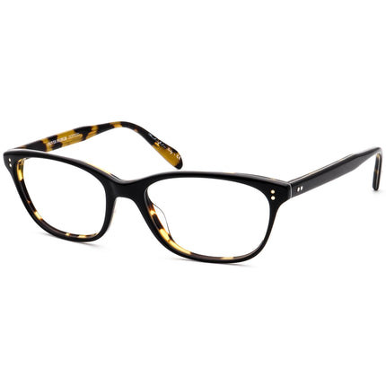 Oliver Peoples Women's Eyeglasses OV 5224 1309 Ashton Gloss Black on Tortoise B-Shape Frame Italy 52[]17 140 Handmade