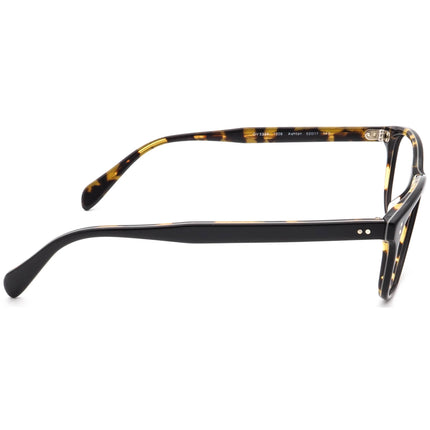Oliver Peoples Women's Eyeglasses OV 5224 1309 Ashton Gloss Black on Tortoise B-Shape Frame Italy 52[]17 140 Handmade