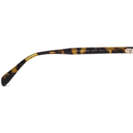 Oliver Peoples Women's Eyeglasses OV 5224 1309 Ashton Gloss Black on Tortoise B-Shape Frame Italy 52[]17 140 Handmade