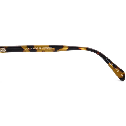 Oliver Peoples Women's Eyeglasses OV 5224 1309 Ashton Gloss Black on Tortoise B-Shape Frame Italy 52[]17 140 Handmade