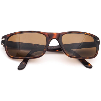 Persol Men's Vintage Polarized Sunglasses 2679-S 24/47 Brown Tortoise Rectangular Italy 56 mm