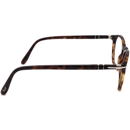 Persol Eyeglasses PO3007-V Tortoise Round Frame Italy 50[]19 135 Handmade