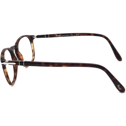 Persol Eyeglasses PO3007-V Tortoise Round Frame Italy 50[]19 135 Handmade