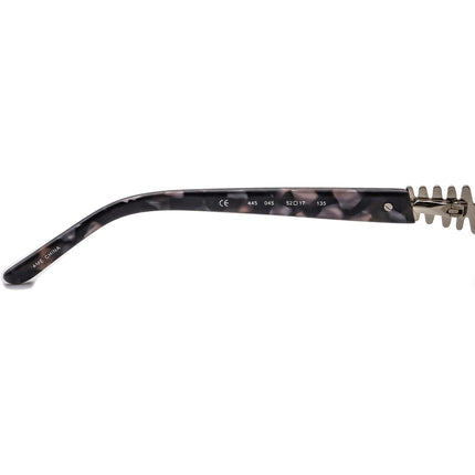 Platinum Eyewear Women's Eyeglasses 445 045 Silver/Blue Marble Rhinestones Rectangular Frame 52[]17 135