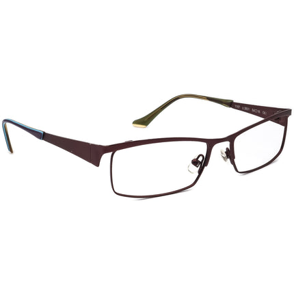 Prodesign Denmark Women's Eyeglasses 1157 c.3831 Matte Dark Burgundy Rectangular Metal Frame 54[]16 145