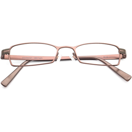 Prodesign Denmark Women's Eyeglasses 1173 c.5031 Brown&Green Rectangular Metal Frame 47[]17 140