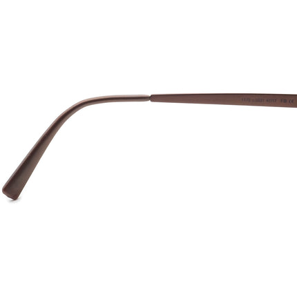 Prodesign Denmark Women's Eyeglasses 1173 c.5031 Brown&Green Rectangular Metal Frame 47[]17 140